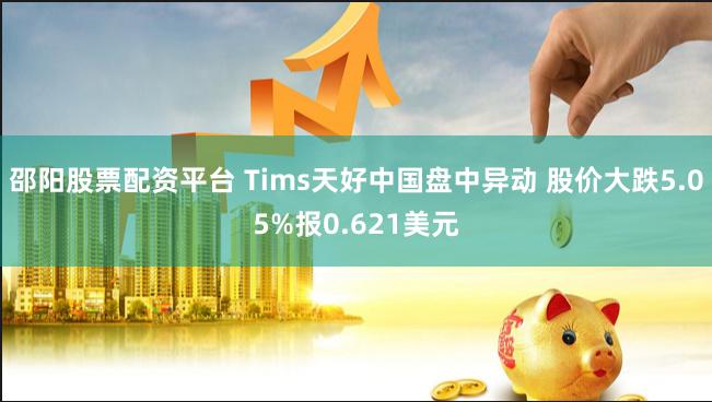 邵阳股票配资平台 Tims天好中国盘中异动 股价大跌5.05%报0.621美元